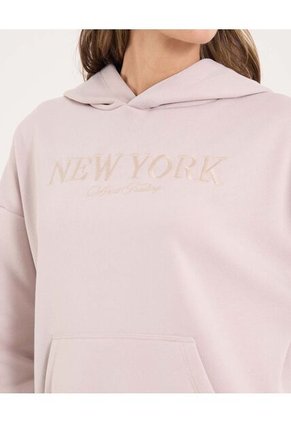 Buzo Para Mujer Hoodie Color Camel Marca Ostu #40060504