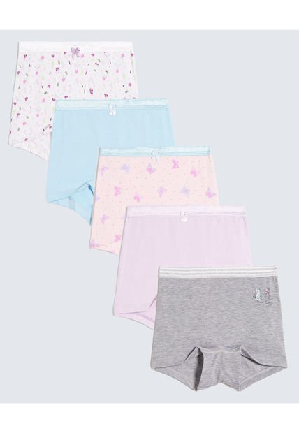 Ropa Interior Infantil Niña Boxer Color Rosado Marca Ostu #90180088