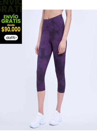 Leggins Para Mujer Medio Color Morado Marca Ostu #40230574 Ostu