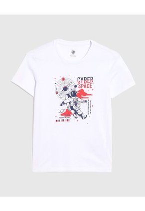 Pijama Infantil Niño M/C P/C Color Blanco Marca Ostu #80040104