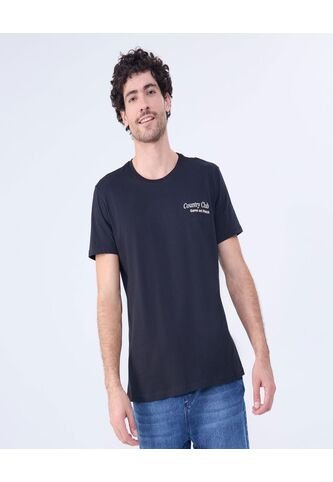 Camiseta Para Hombre Manga Corta Color Negro Marca Ostu #60091556 Ostu