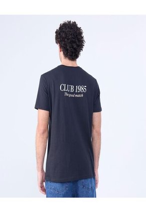 Camiseta Para Hombre Manga Corta Color Negro Marca Ostu #60091556