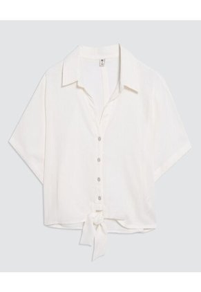 Camisa Para Mujer Manga Corta Color Blanco Marca Ostu #40010146