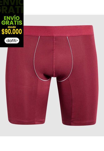 Boxer Para Hombre Filete Medio Microfibra Color Vino Marca Ostu #60000451 Ostu