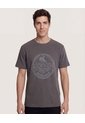 Camiseta  Para Hombre Manga Corta Cuello Redondo Color Gris Marca Ostu #60091773 de Ostu