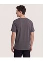 Camiseta  Para Hombre Manga Corta Cuello Redondo Color Gris Marca Ostu #60091773 de Ostu