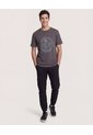 Camiseta  Para Hombre Manga Corta Cuello Redondo Color Gris Marca Ostu #60091773 de Ostu