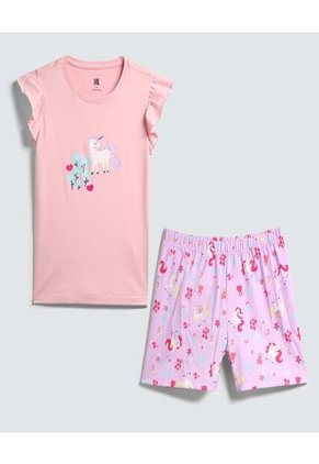 Pijama Para Niña M/C P/C Color Rosa Marca Ostu #90040057