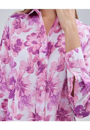 Camisa Para Mujer Manga Larga Color Rosado  Marca Ostu #40010216