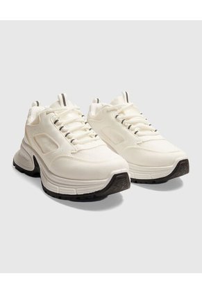 Tenis Para Mujer Chunky Color Blanco Marca Ostu #40720172