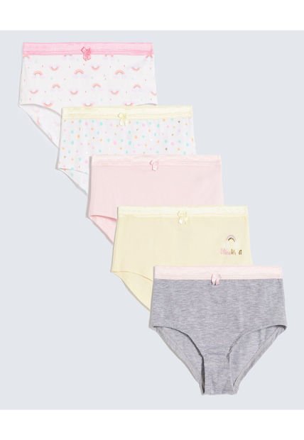 Ropa Interior Infantil Niña Panty Color Rosado Marca Ostu #90180082