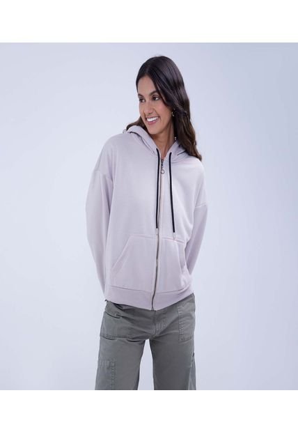 Buzo Para Mujer Zipper Color Beige Marca Ostu #40060348