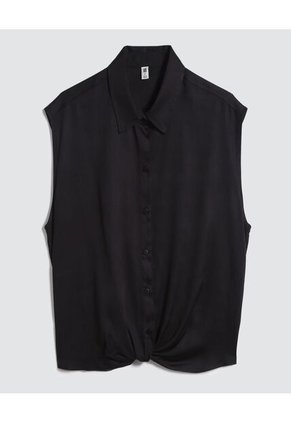 Camisa Para Mujer Manga Sisa Color Negro Marca Ostu #40010232