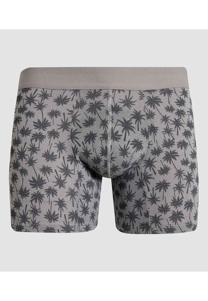 Boxer Para Hombre Filete Corto Algodón Color Gris  Marca Ostu #60000438