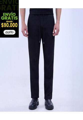 Pantalon Para Hombre  Color Negro Marca Ostu #60070439 Ostu