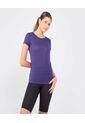 Camiseta Para Mujer Manga Corta Cuello Redondo Color Morado Marca Ostu #40092387 de Ostu