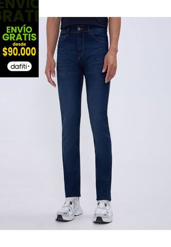 Jean Para Hombre Slim Color Azul  Marca Ostu #60160351 Ostu