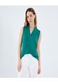Blusa Para Mujer Manga Sisa Color Verde Marca Ostu #40121146 de Ostu