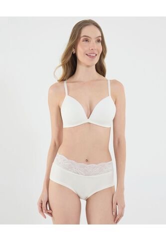 Brasier Para Mujer Copa Triangular Color Marfil Marca Ostu #40830014 Ostu