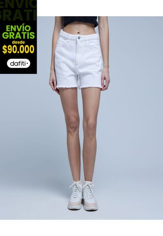 Short Para Mujer  Color Blanco Marca Ostu #40190282 Ostu