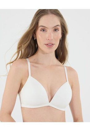 Brasier Para Mujer Copa Triangular Color Marfil Marca Ostu #40830014