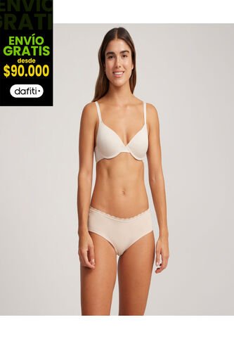 Panty Para Mujer Hipster Color Piel Marca Ostu #40800012 Ostu