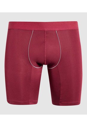 Boxer Para Hombre Filete Medio Microfibra Color Vino Marca Ostu #60000451