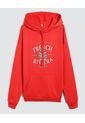 Buzo Para Mujer Hoodie Color Rojo Marca Ostu #40060351 de Ostu