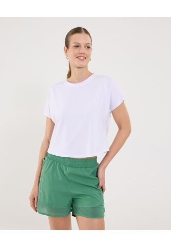 Camiseta Para Mujer Manga Sisa Cuello Redondo Color Blanco Marca Ostu #40092547 Ostu