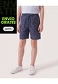 Bermuda Bañadora Estampado Tropical Para Niño  Infantil Niño Azul Ostu de Ostu