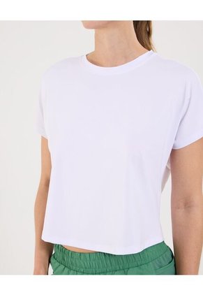 Camiseta Para Mujer Manga Sisa Cuello Redondo Color Blanco Marca Ostu #40092547