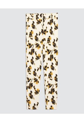 Pantalon Para Mujer Capri Color Crema Marca Ostu #40070527