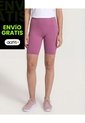 Biker Deportivo Con Bolsillo  Para Mujer Morado Ostu de Ostu