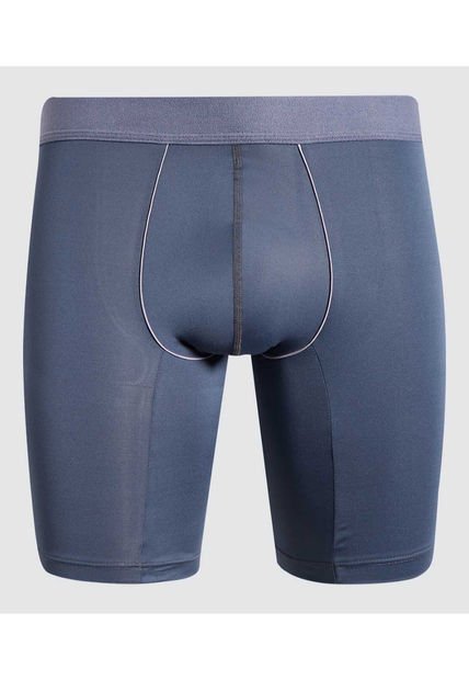 Boxer Para Hombre Filete Medio Microfibra Color Gris  Marca Ostu #60000451
