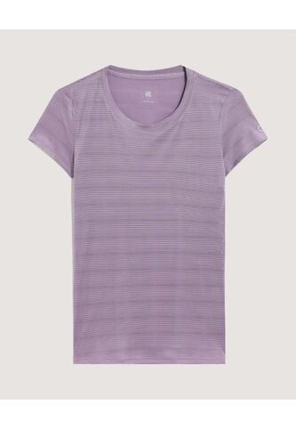 Camiseta Para Mujer Manga Corta Cuello Redondo Color Lila Marca Ostu #40092517 Ostu