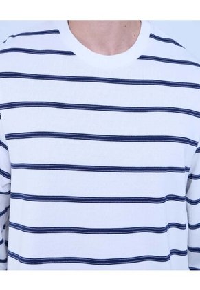 Camiseta Para Hombre Manga Larga Color Crema Marca Ostu #60091235