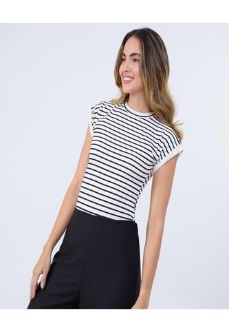 Body Para Mujer Manga Corta Color Negro Marca Ostu #40200173 Ostu