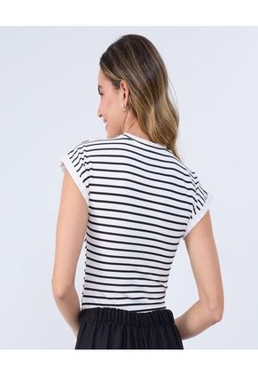 Body Para Mujer Manga Corta Color Negro Marca Ostu #40200173