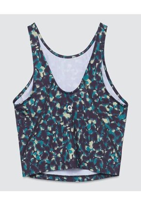 Crop Top Para Mujer Manga Sisa Color Verde Marca Ostu #40091747