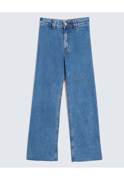 Jean Infantil Niña Culotte Color Azul Marca Ostu #90160089