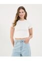 Crop Top Para Mujer Crop Top Color Marfil Marca Ostu #40092332 de Ostu