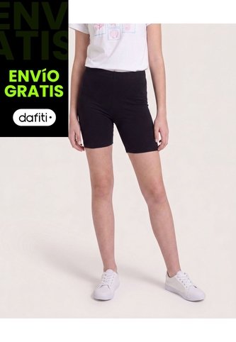 Pack X2 Shorts Ciclistas Para Niña  Infantil Niña Negro Ostu Ostu