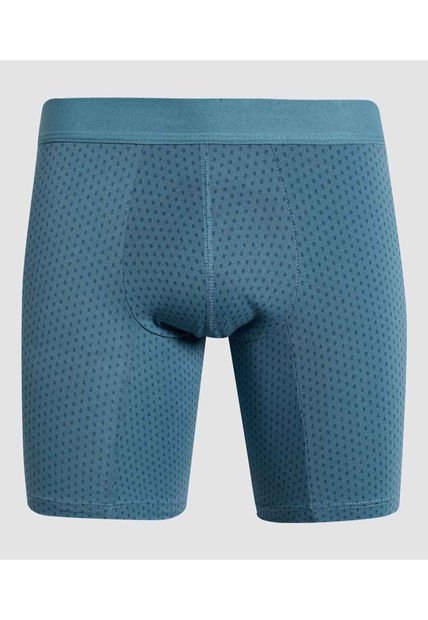 Boxer Para Hombre Filete Medio Color Azul  Marca Ostu #60000440