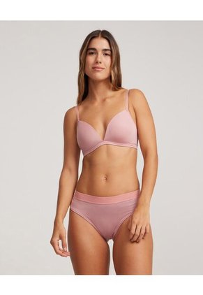 Brasier Para Mujer Copa Triangular Color Rosado Marca Ostu #40830014