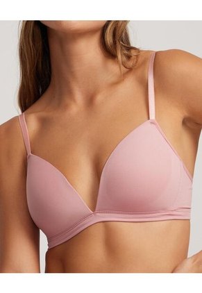 Brasier Para Mujer Copa Triangular Color Rosado Marca Ostu #40830014