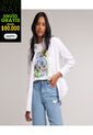 Camisa Para Mujer Manga Larga Color Blanco Marca Ostu #40010129 de Ostu