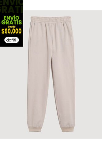 Pantalón  Infantil Niño Jogger Color Beige Marca Ostu #80070088 Ostu