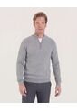 Saco Para Hombre Cuello Alto O Cuello Tortuga Color Gris  Marca Ostu #60330037 de Ostu