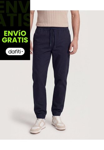 Jogger Utility Relax  Para Hombre Azul Ostu Ostu