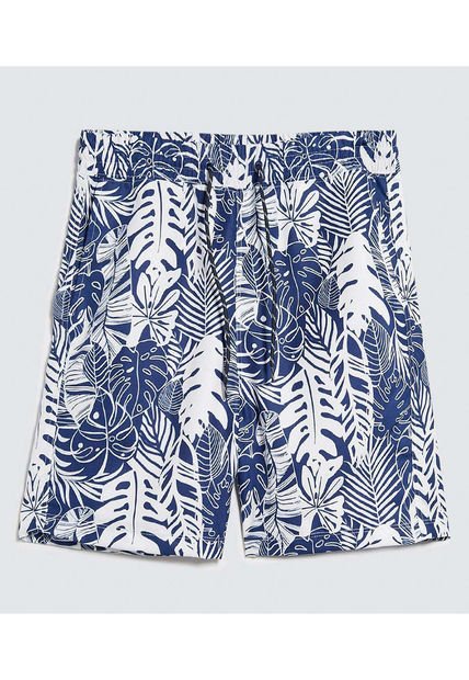 Ropa De Playa Para Hombre Pantaloneta De Baño Corta Color Azul Marca Ostu #60270042